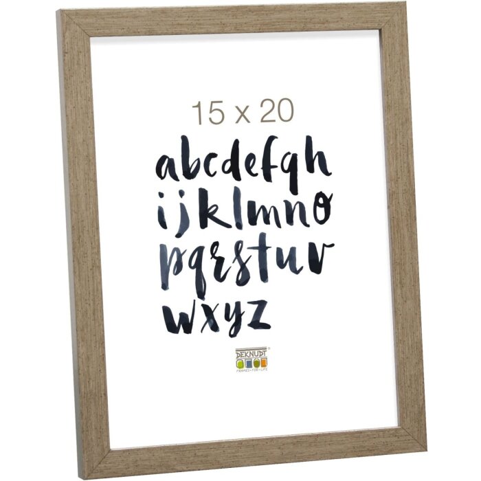 Houten lijst s43a brons 24x30 cm