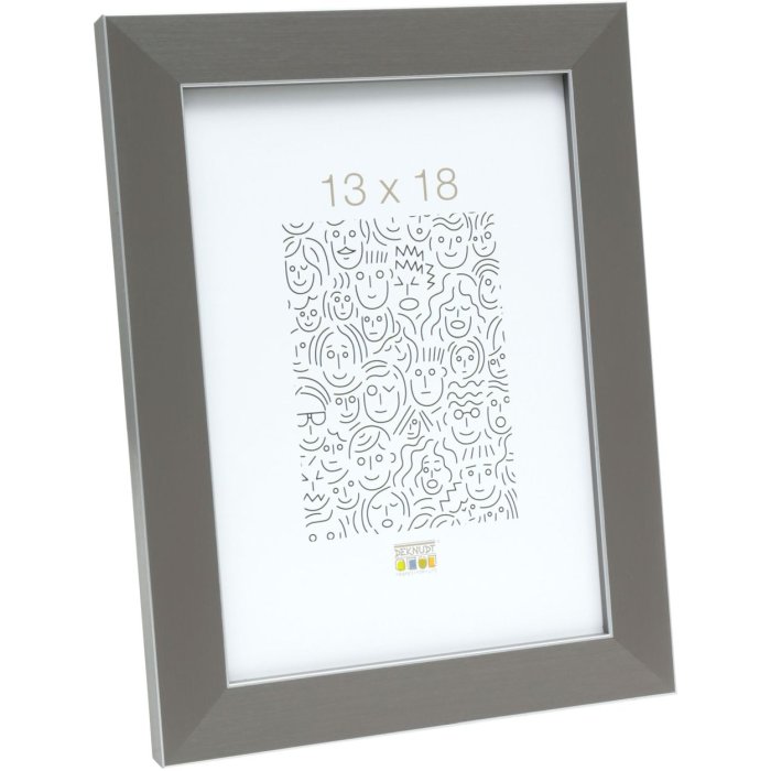 Fotolijst s41vk7 grijs kunststof 40,0 x40,0 cm