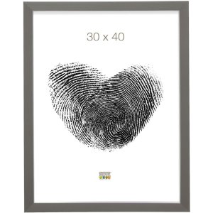 Fotolijst s41vk7 grijs kunststof 40,0 x40,0 cm