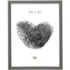 Fotolijst s41vk7 grijs kunststof 40,0 x40,0 cm