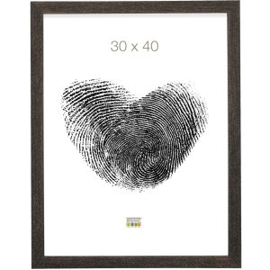 Fotolijst s41vg2 zwart plastic 30,0 x40,0 cm