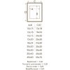 Fotolijst met passepartout taupe hout 40,0 x50,0 cm;30,0 x40,0 cm s223k