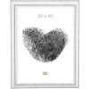 Fotolijst wit-bruin hout 20,0 x28,0 cm s221h