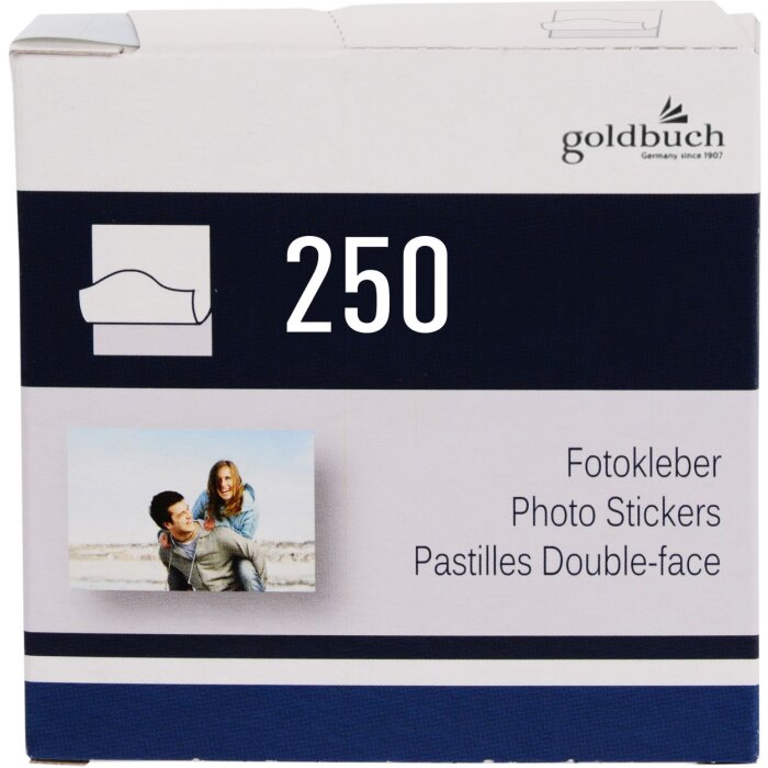 Goldbuch Foto Sticky Dots 250 stuks Kartonnen Dispenser