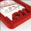 Grazia fotolijst 10x15 cm rood