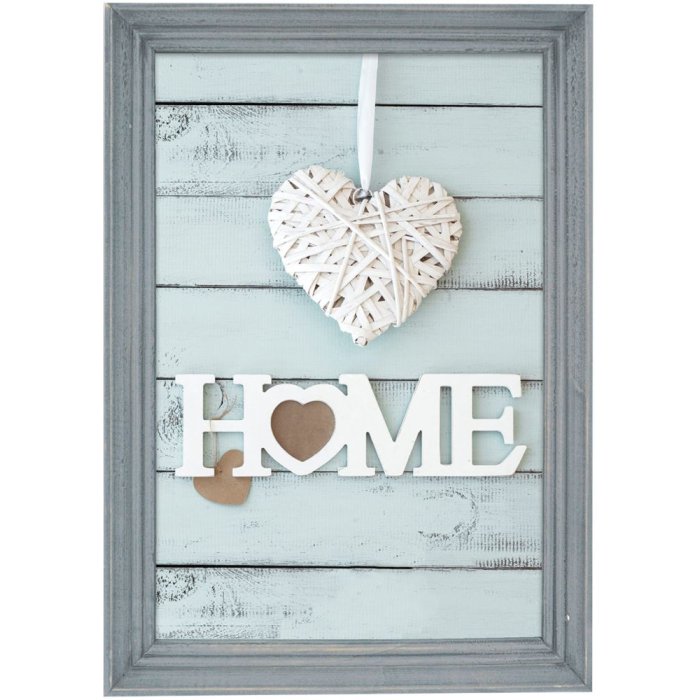 Houten lijst vintage 20x20 cm grijs