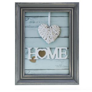Houten lijst vintage 20x20 cm grijs