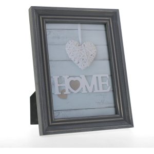Houten lijst vintage 20x20 cm grijs