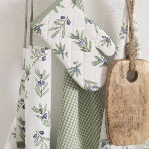 Ovenwant 16x30 cm Olive Garden groen