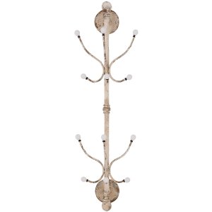 Kapstok 28x22x100 cm beige - 63792