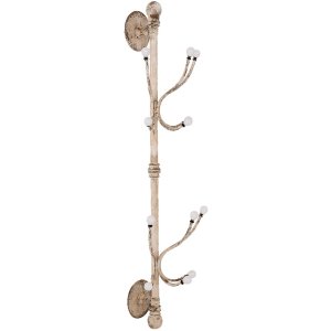 Kapstok 28x22x100 cm beige - 63792