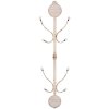 Kapstok 28x22x100 cm beige - 63792
