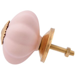 Meubelknop 4x4 cm - bloemvormig roze