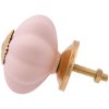 Meubelknop 4x4 cm - bloemvormig roze
