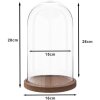 Stolp 16x28 cm transparant - 6gl1946 Clayre Eef