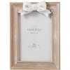 2f0482 Clayre Eef - Fotolijst bruin wit