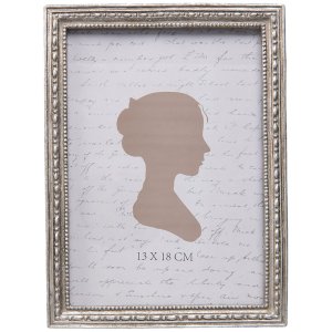 2f0489l Clayre Eef - Fotolijst zilver antiek