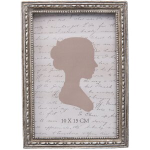 2f0489m Clayre Eef - Fotolijst zilver antiek