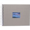 Spiraalalbum buldana taupe geribd - white pages