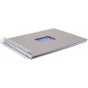 Spiraalalbum buldana taupe geribd - white pages