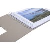 Spiraalalbum buldana taupe geribd - white pages