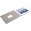 Spiraalalbum buldana taupe geribd - white pages
