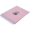 Spiraalalbum buldana flamingo geribd - witte paginas