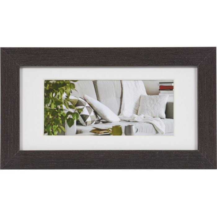 Fotolijst Modern 10x20 cm donkerbruin