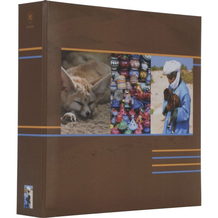 Stockalbum Aarde 200 fotos 10x15 cm bruin