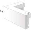 Viola Houten Lijst 30x30 cm wit