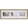 Fotogalerij Modern 20x60 cm middenbruin 3 fotos 10x15 cm