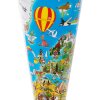Schoolkegel 35 cm wereldkaart - 93 070 Goldbuch