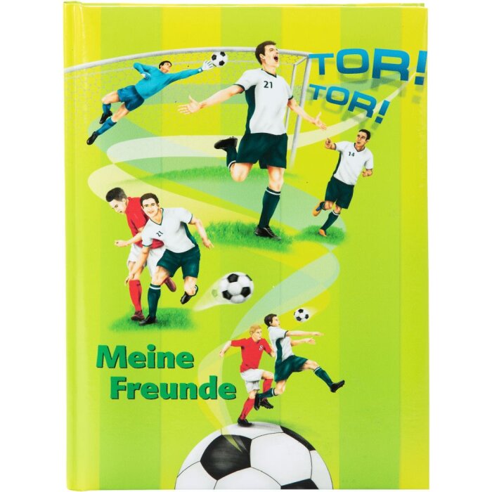 Vriendenboek voetballer a5 - 43 578 Goldbuch