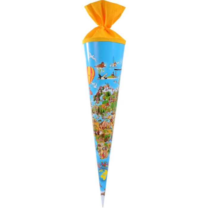 Schoolkegel 70 cm wereldkaart - 97 070 Goldbuch