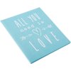 Trouwdagboek All You Need Is Love Turkoois