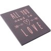 Trouwdagboek All You Need Is Love Grijs