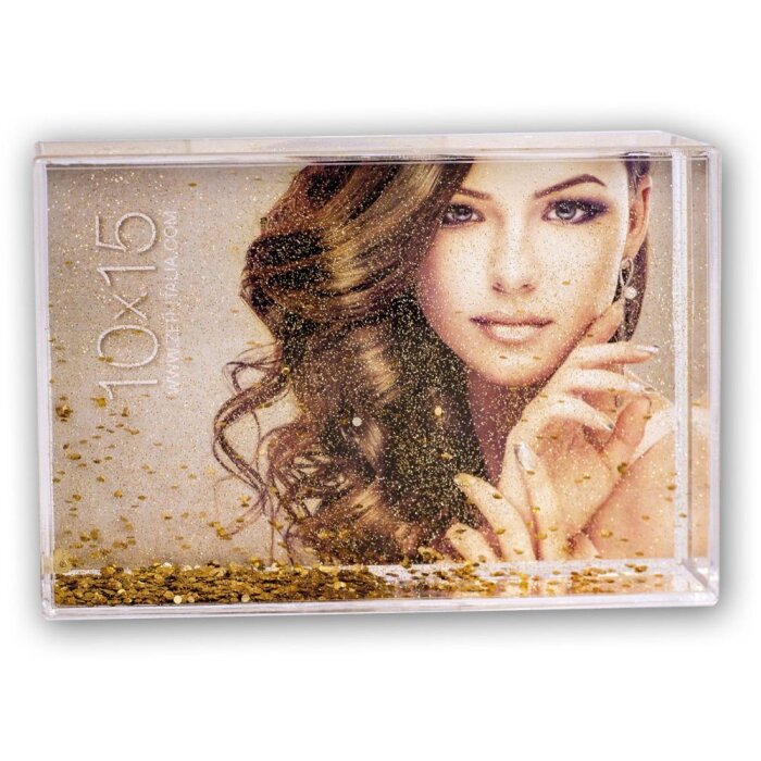 10x15 cm Schuddende lijst goud