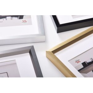 Staal Stijl kunststof lijst 10,5x15 cm staal