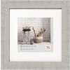 Houten lijst home 20x20 cm lichtgrijs