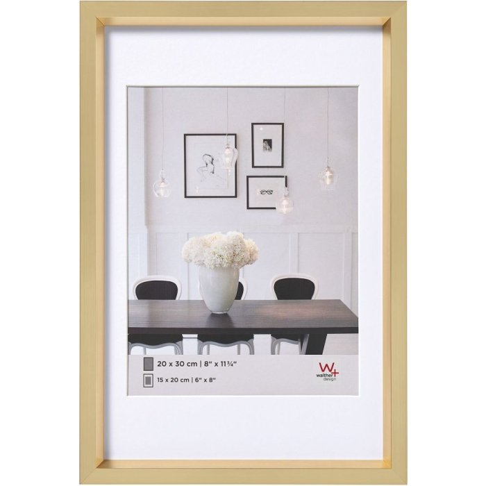 Staal Stijl kunststof lijst 50x60 cm goud