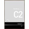 Aluminium lijst c2 structuur notelaar mat 70x100 cm