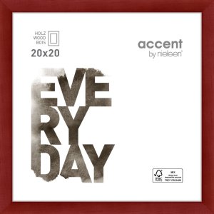 Zoom houten lijst 20x20 cm rood