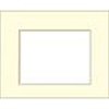 Standaard passepartout Ceanothe 40x50 cm met 25x38 cm wit gebroken