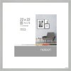 Aluminium lijst Pixel 22x22 cm zilver mat