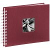 Spiraal Album Fine Art, 24x17 cm, 50 witte paginas, Bordeaux