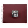 Spiraal Album Fine Art, 24x17 cm, 50 witte paginas, Bordeaux