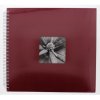 Spiraal Album Fine Art, 36x32 cm, 50 witte paginas, Bordeaux