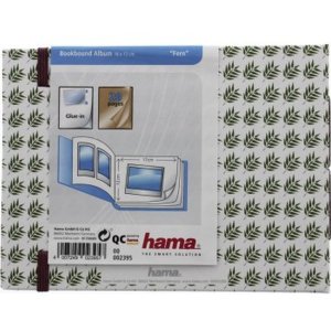 Boek album Fern, 18x13 cm, 20 bruine paginas