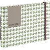 Boek album Fern, 18x13 cm, 20 bruine paginas
