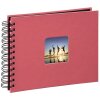 Spiraal Album Fine Art, 24 x 17 cm, 50 zwarte paginas, Flamingo